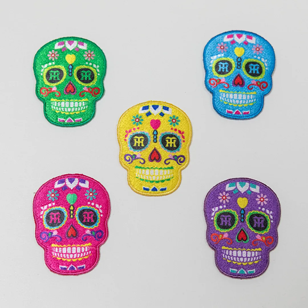 スカル ワッペンステッカー